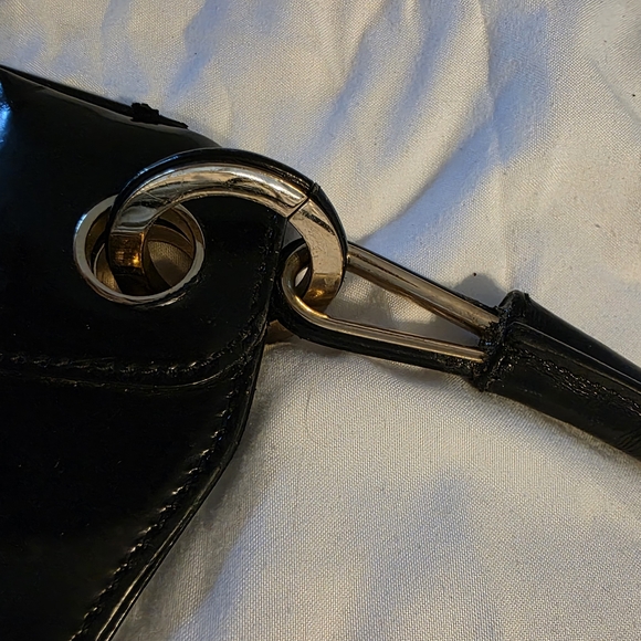 Vintage GUCCI Patent Leather Black Bag Purse - Picture 12 of 15